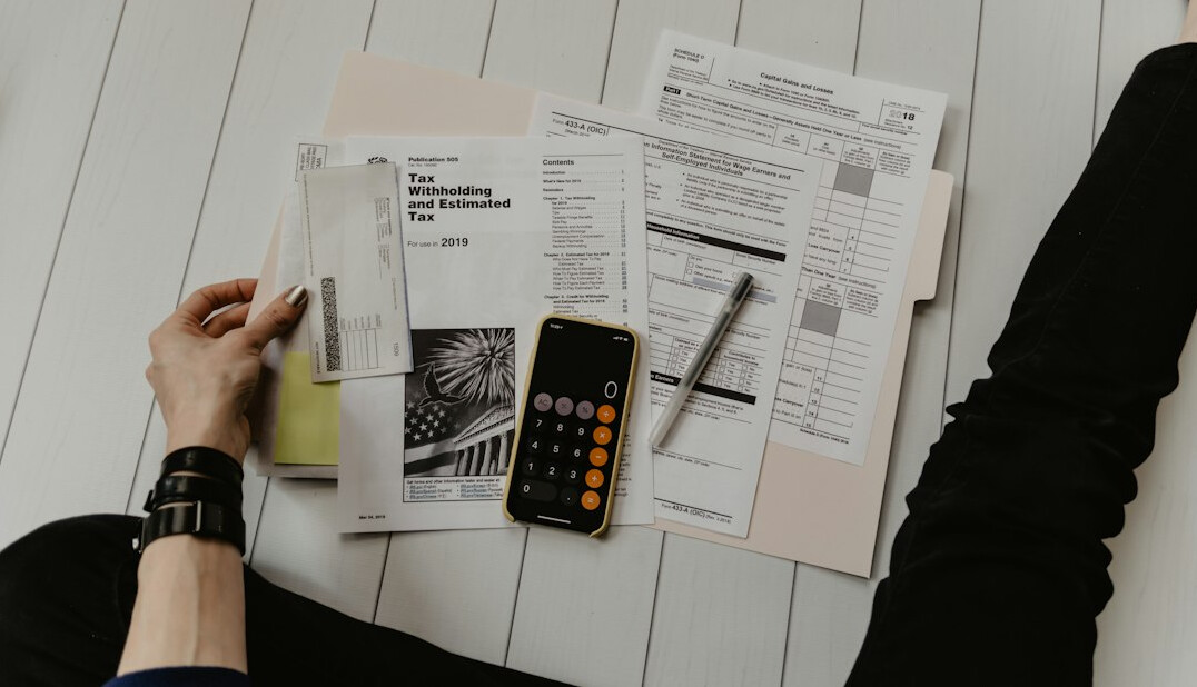 person reviewing insurance documents